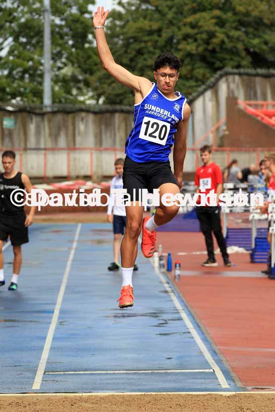 Long jump, 2023 Gateshead Tartan Games.  Photo: David T. Hewitson/Sports for All Pics